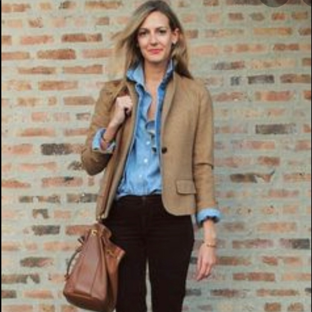 Kelly Green Wool Blazer - Picture 9 of 9